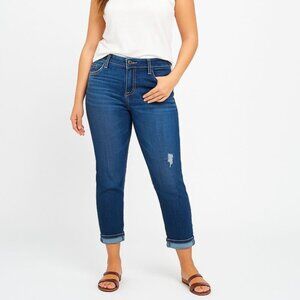 Kut from the Kloth Womens Catherine Boyfriend Jeans Relaxed Stretch Denim Size 2